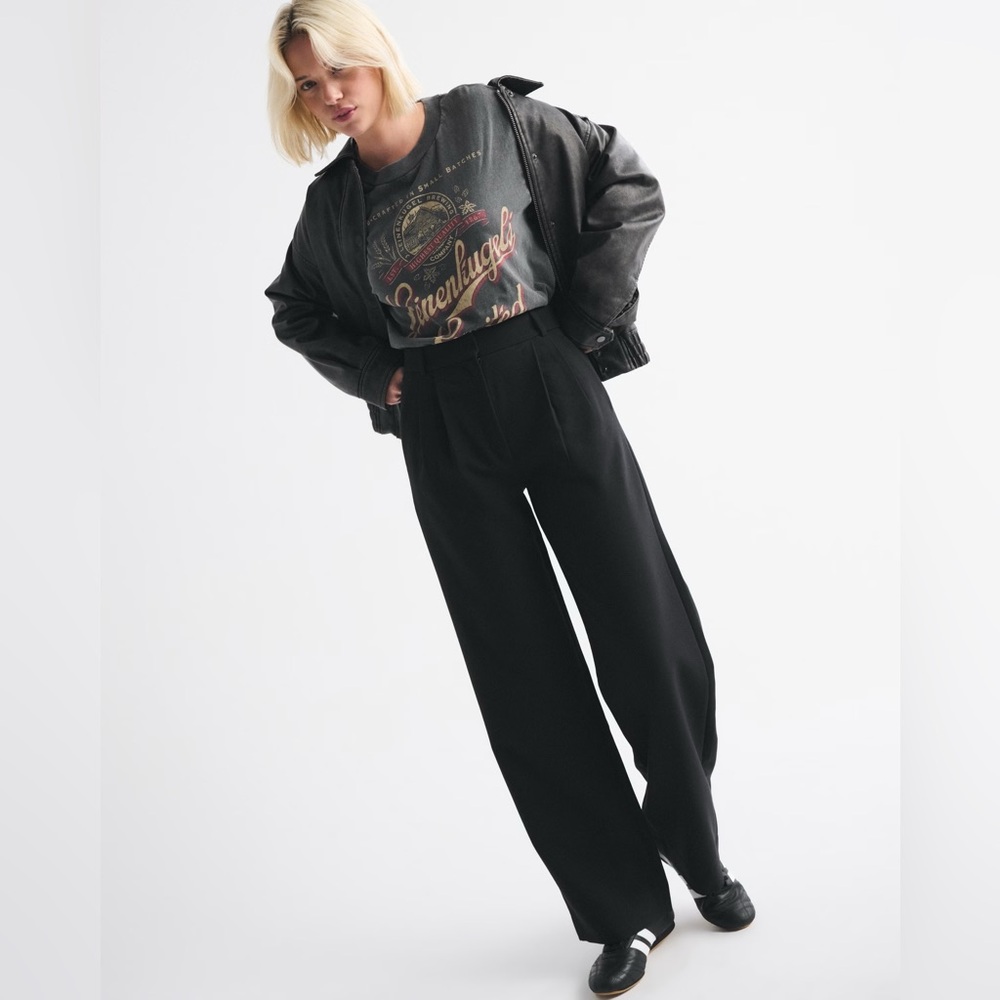 Abercrombie & Fitch Black Sloane Pants Crepette